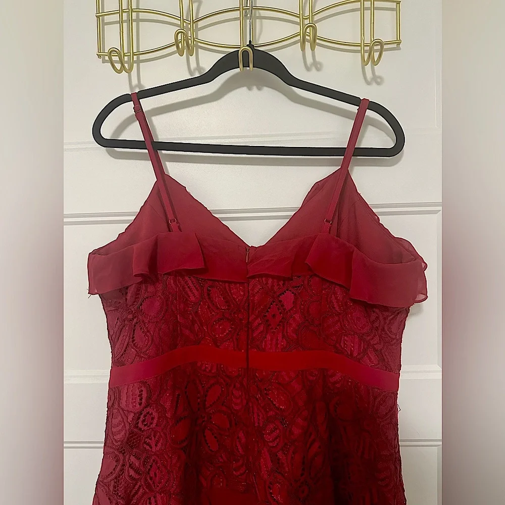 Red Adelyn Rae Dress - Picture 2 of 5